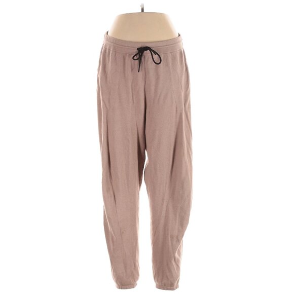 naadam Pants - Naadam Everyday Tan Cotton/Cashmere Blend Joggers, Sz Lg